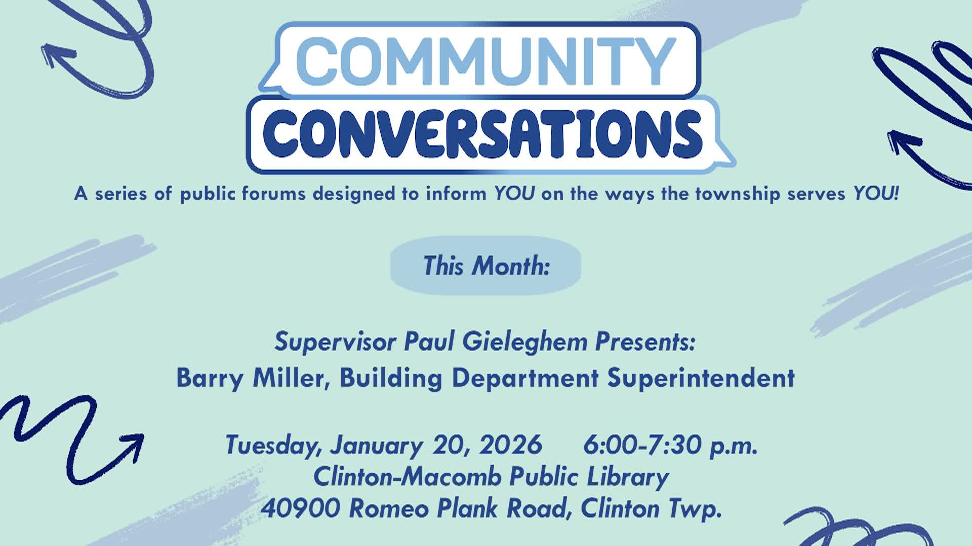 PSA: Community Conversations for January 2026